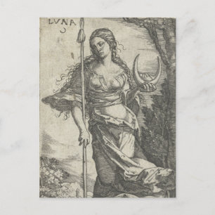 Diana Luna Vintage Illustration Postcard