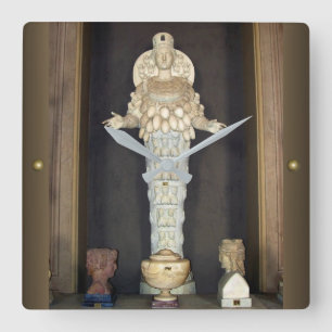 Diana of Ephesus Square Wall Clock