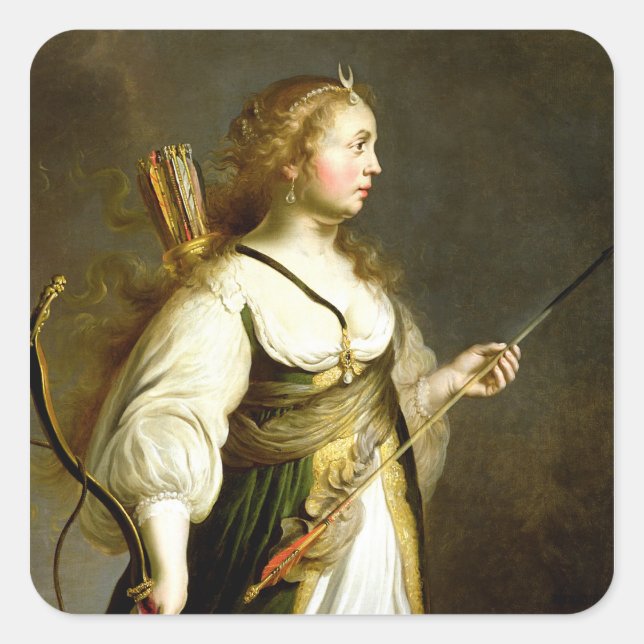 Diana Square Sticker (Front)