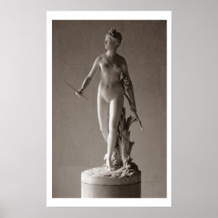 Diana the Huntress, 1780 (marble) Poster