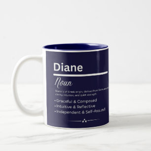 Diane Personalized Girl Name Meaning Coffee Mug