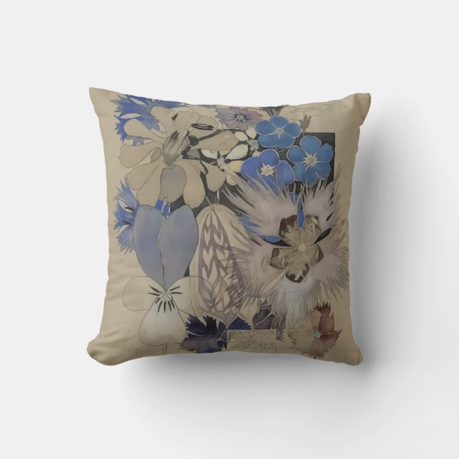 Dianthus by Charles Mackintosh Cushion (Front)