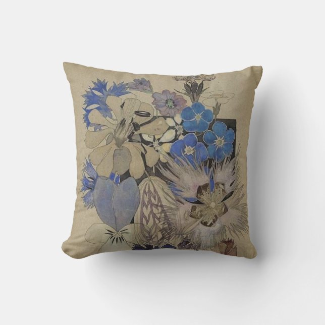 Dianthus by Charles Mackintosh Cushion (Front)