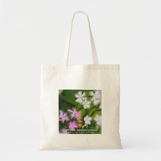 Dianthus longicalycinus [Basic Tote] Tote Bag (Front)