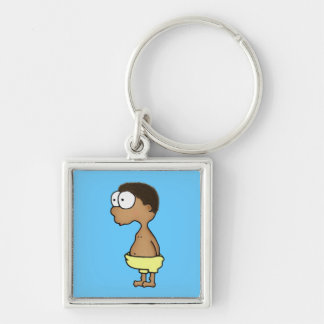 Diaper Boy Key Ring