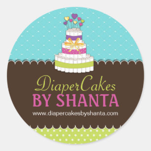 Diaper Cake Stickers