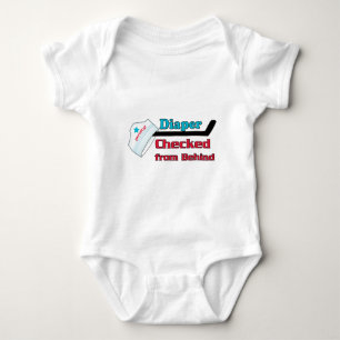 diaper checked baby bodysuit