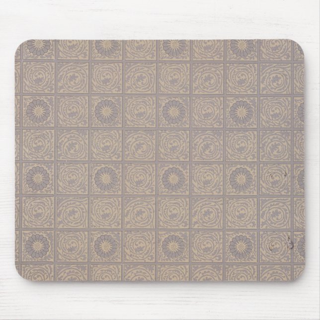 Diaper design for wallpaper, 1883 mouse pad (Front)