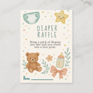 Diaper  enclosure card