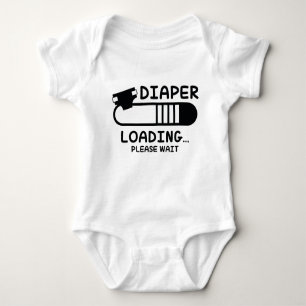 Diaper Loading Baby Bodysuit