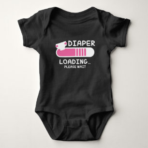 Diaper Loading Baby Bodysuit