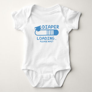 Diaper Loading Baby Bodysuit