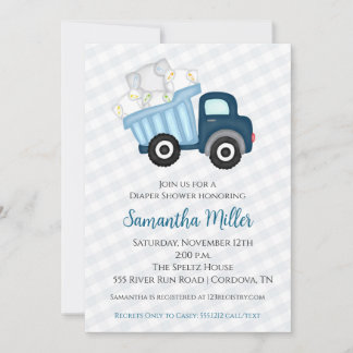 Diaper Party Baby Shower Invitation