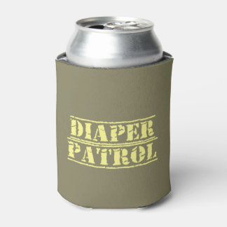 Diaper Patrol Can Cooler (Yellow)