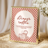 Diaper Raffle Baby Q BBQ Couples Baby Shower