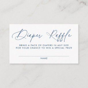 Diaper Raffle Baby Shower Insert