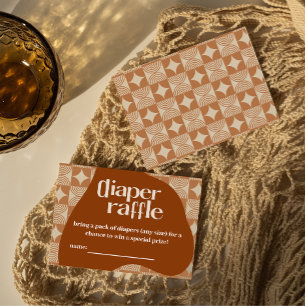 diaper raffle baby shower invitation
