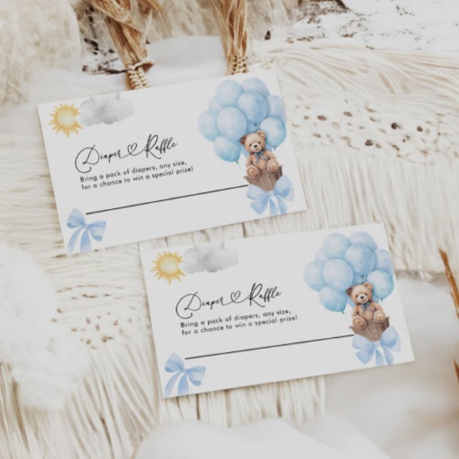 Diaper Raffle Blue Bear Card (Creator Uploaded)