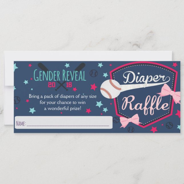 diaper raffle - gender reveal (Front)