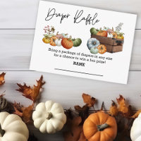Diaper Raffle Halloween Autumn Pumpkin
