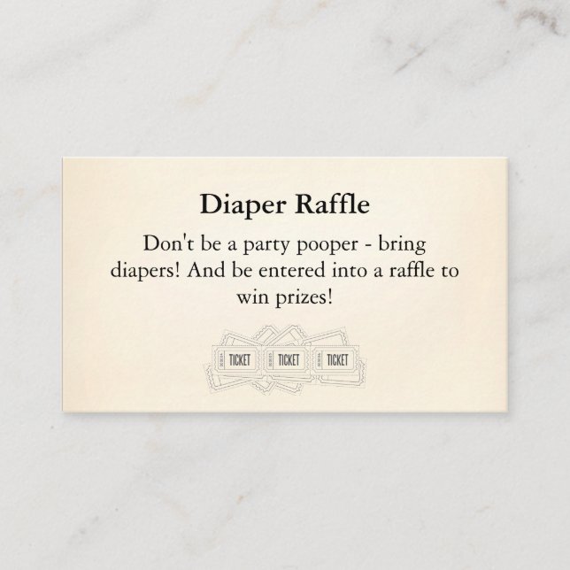 Diaper Raffle Insert (Front)