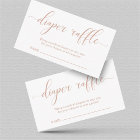 Diaper Raffle Insert for Baby Shower Invitation