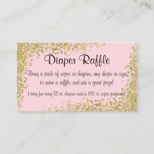 Diaper Raffle Invitation Insert