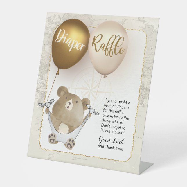 Diaper Raffle Tabletop Sign (Front)