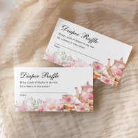 Diaper Raffle Tea Party Baby Shower 
