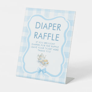 Diaper Raffle Tea Party Baby Shower Table Sign