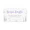 Diaper Raffle Tickets | Winter Baby Shower, Purple