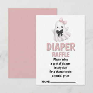 Diaper Raffle Whimsy with a Hauntingly Cute Twist Enclosure Card