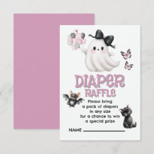 Diaper Raffle Whimsy with a Hauntingly Cute Twist Enclosure Card