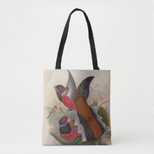 Diard's Trogon by John Gould Tote Bag