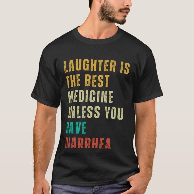 Diarrhea  Post Surgery Gag  Get Well Soon T-Shirt (Front)