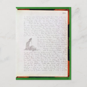Diary Entry for 9th January, 1902 Postcard