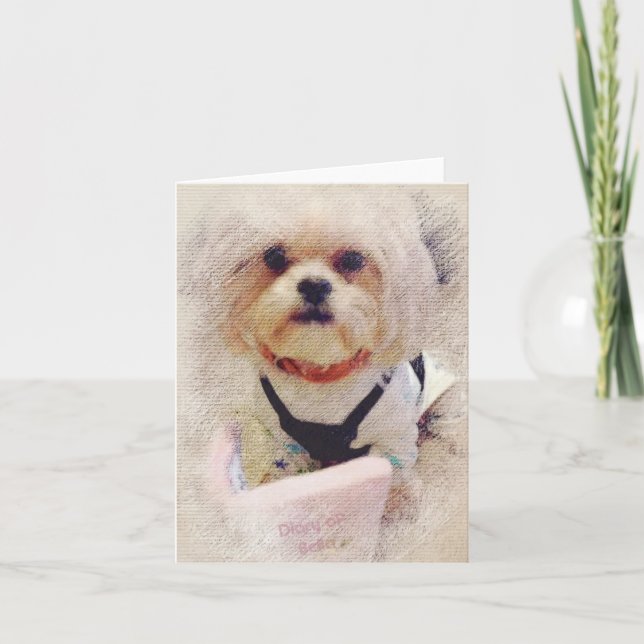 Diary of Bella Note Card (Front)