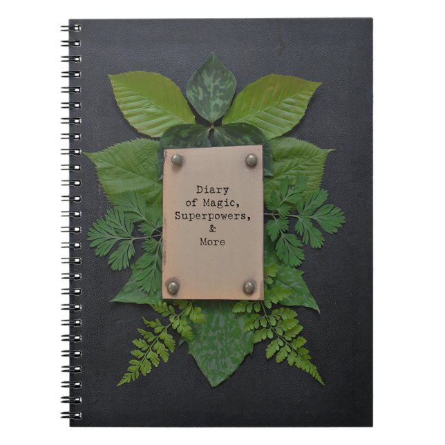 Diary of Superpowers Notebook (Front)