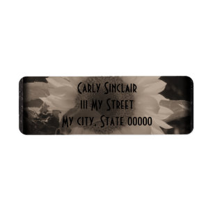 Diatrope Sunflower IV Return Address Label