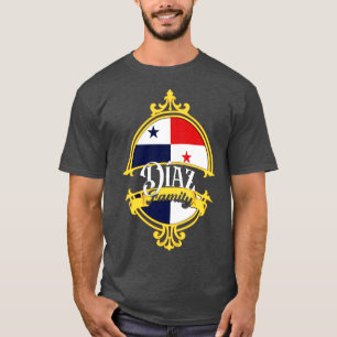 Diaz Family Panama Flag T-Shirt