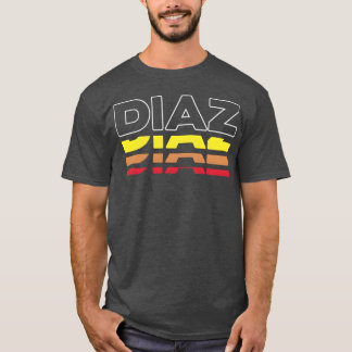 Diaz First Name Funny Vintage Sunset Diaz vintage T-Shirt
