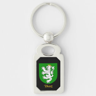 Diaz Historical Shield Key Ring