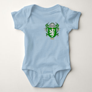Diaz Historical Shield with Helm and Mantle Baby Bodysuit