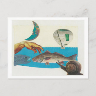 Dibble_Artworks_118_Red_Fish Postcard