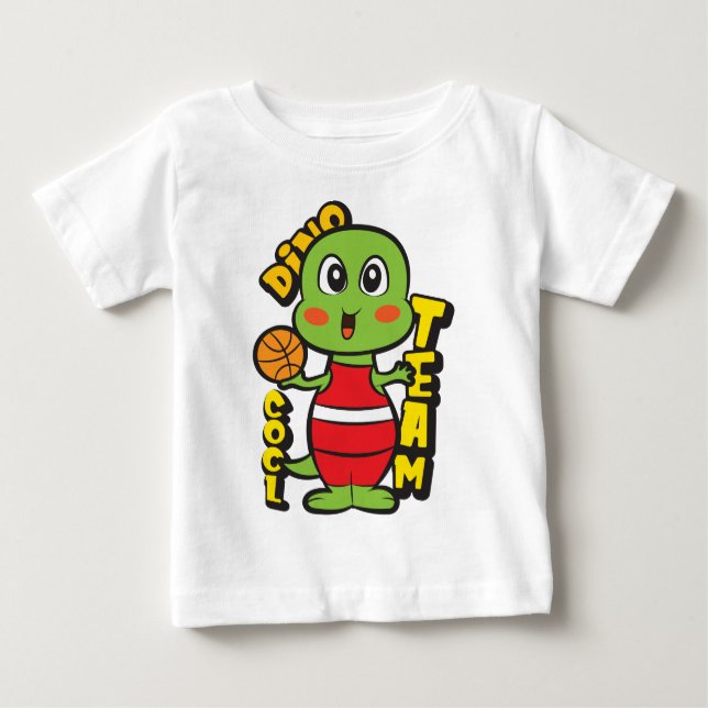 Dibo basketball  baby T-Shirt (Front)