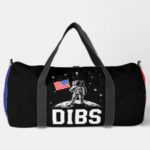 Dibs Astronaut Moon Flag Duffle Bag