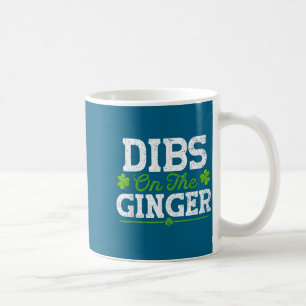 Dibs Ginger Funny St Patricks Illustration Coffee Mug