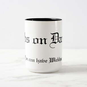 Dibs on Darcy You can have Wickham! Two-Tone Coffee Mug