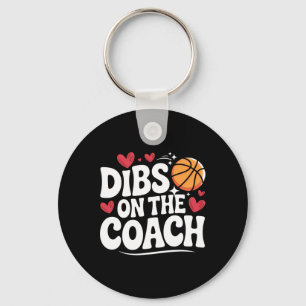 Dibs On Sketll Coach Funny Coach's Wife Or Girlfri Key Ring