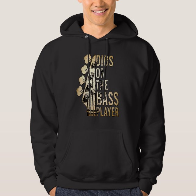 Dibs On The Bass Player Guitar Musician 2 Hoodie (Front)